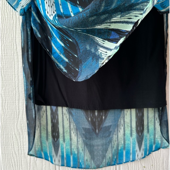 Rachel Roy Ikat Side Slits Top - Picture 8 of 13